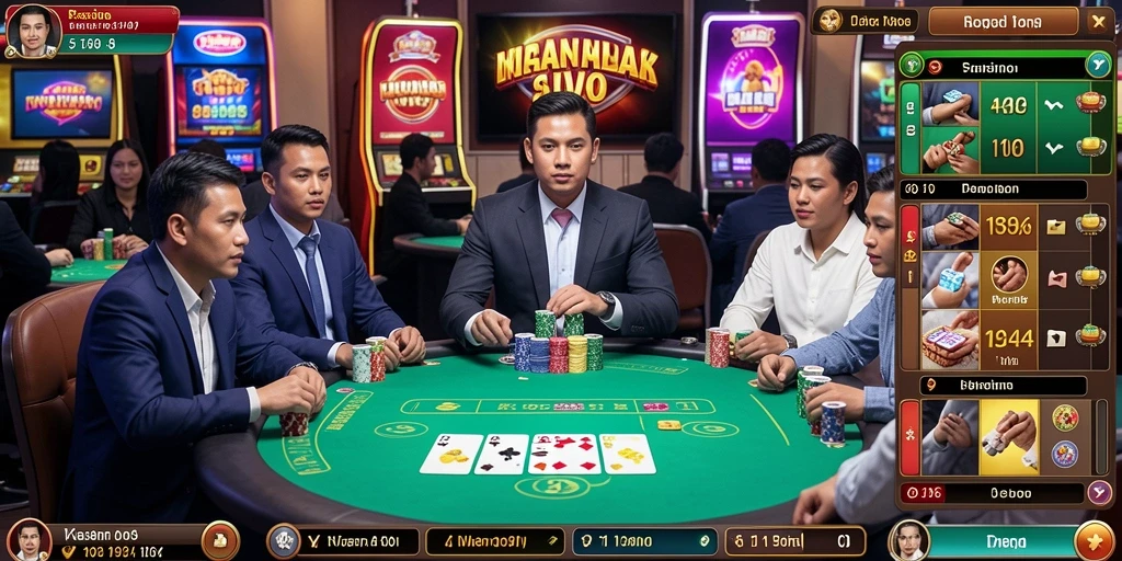 Tangkapan layar menampilkan grafis yang memukau dari petualangan AMPER88.
