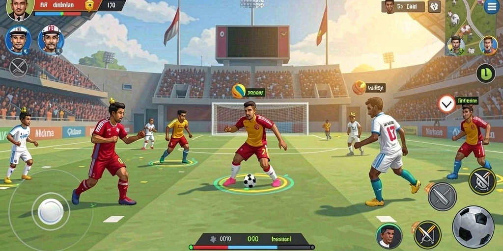 Screenshot menunjukkan antarmuka permainan yang intuitif.