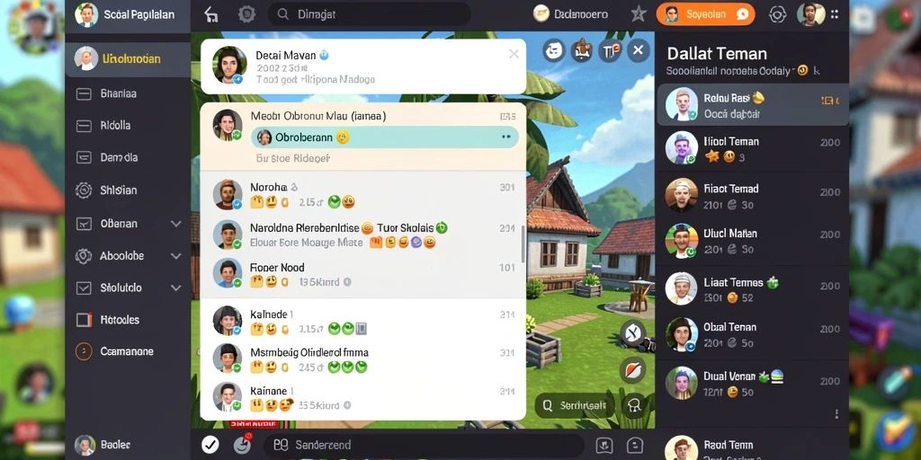 Tangkapan layar menunjukkan petualangan seru dalam game.