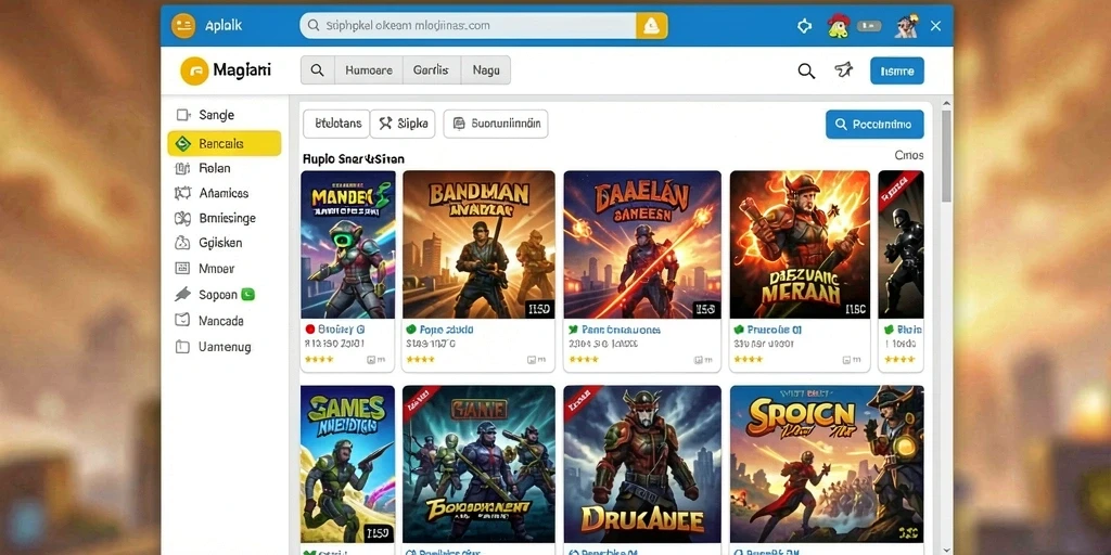 Tangkapan layar dari permainan dengan grafik yang menakjubkan.