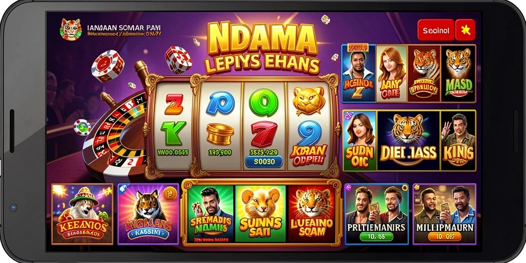 Screenshot menunjukkan karakter utama dalam aksi.