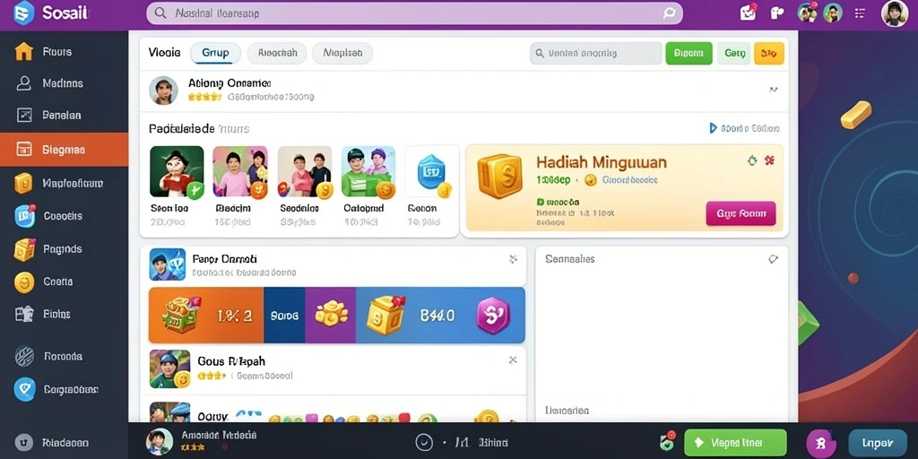 Tampilan antarmuka yang user-friendly dan menarik.