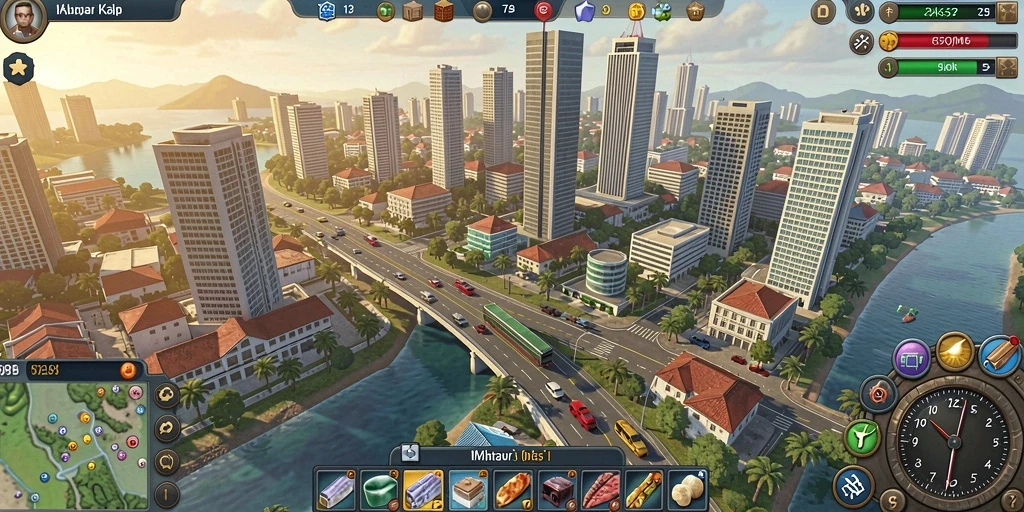 Tangkapan layar interaktif dari gameplay MAINDUIT.