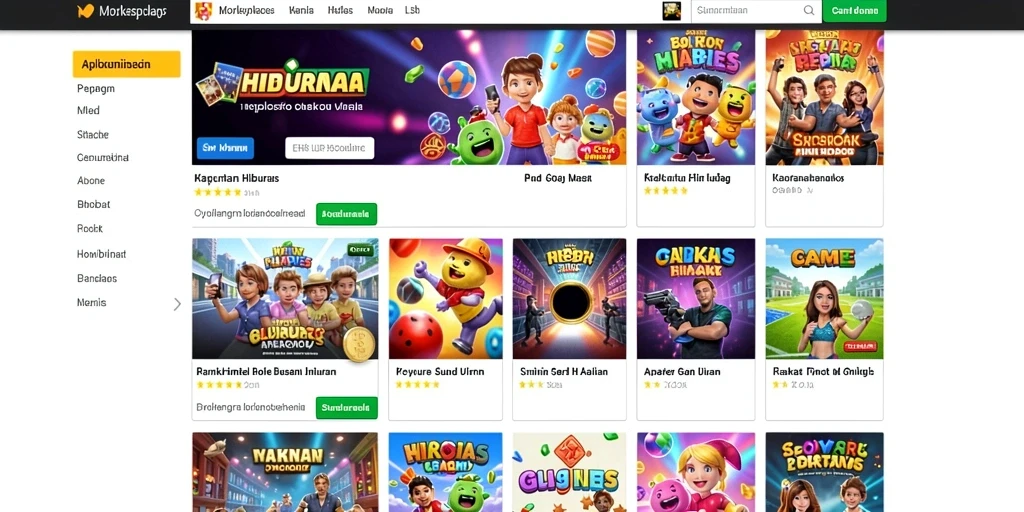 Screenshot 1: Tampilkan karakter utama dalam aksi.