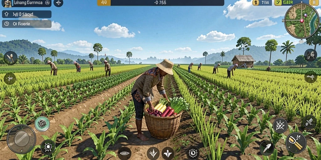 Screenshot menampilkan tampilan awal permainan yang menarik.