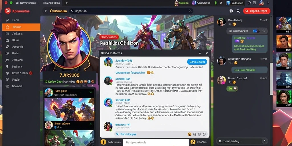 Screenshot menunjukkan aksi seru dalam permainan.