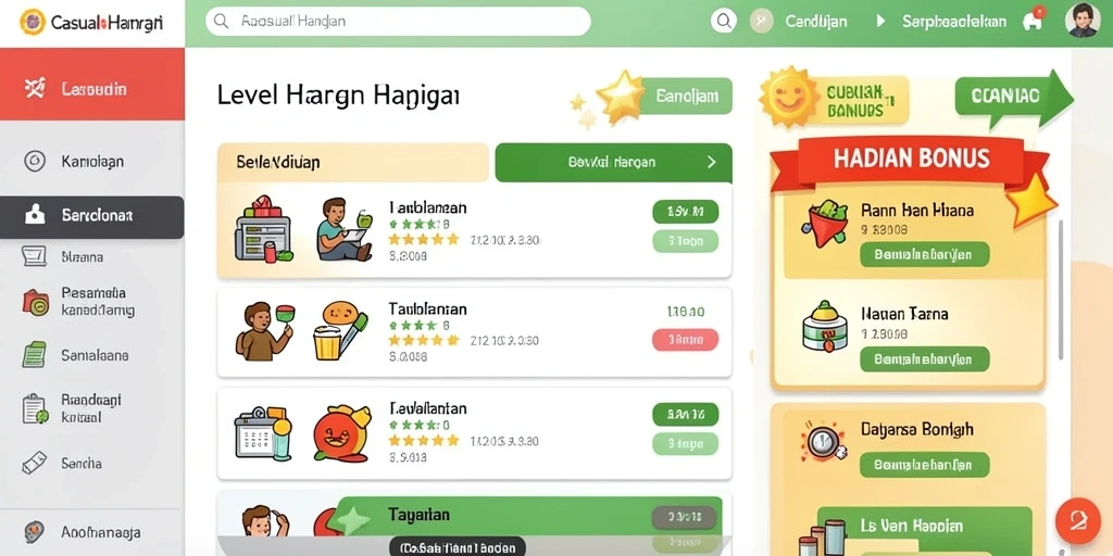 Tampilan antarmuka yang ramah pengguna.
