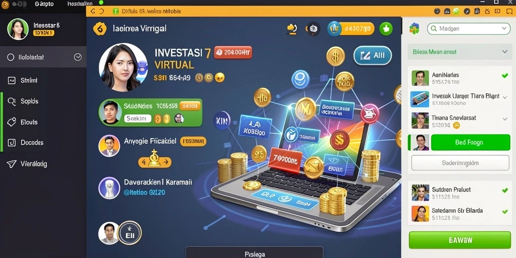Tampilan awal game dengan banyak pilihan slot.